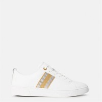 дамски,маратонки,дамски,маратонки,ted,baker,womens,low,top,trainers,white,gold