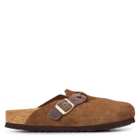birkenstock,womens,boston,suede,mules,carafe