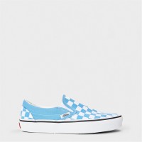 маратонки,мъжки,маратонки,vans,classic,slip,on,color,theory,checke,canvas,trainers,unisex,adults,heritage,blue