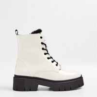 обувки,дамски,боти,hugo,faux,leather,boots,natural