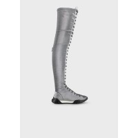 обувки,дамски,боти,emporio,armani,over,the,knee,boots,grey