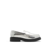 aldo,women's,verima,slip,on,flat,loafers,silver