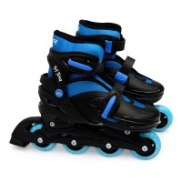юношески,ролери,детски,ролкови,кънки,fabric,inline,skates,junior,black,blue