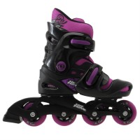 ролери,коледни,подаръци,на,колела,детски,ролкови,кънки,no,fear,girls,inline,skates,black,purple