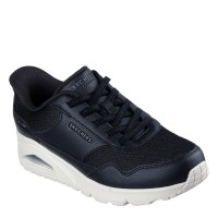 дамски,маратонки,дамски,маратонки,skechers,duraleather,&amp;,mesh,slip,ins,fashion,low,top,trainers,womens,black,white