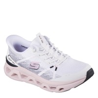 дамски,маратонки,дамски,маратонки,skechers,engineered,mesh,knotted,bungee,slip,on,trainers,womens,white,pink