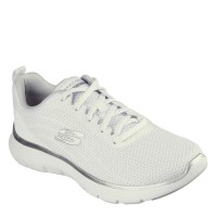 дамски,маратонки,skechers,flex,appeal,5.0,new,thrive,white,silver
