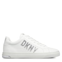 дамски,маратонки,dkny,women,s,adira,lace,up,low,top,trainers,wht,silver