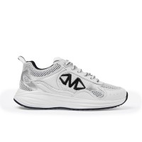 маратонки,mallet,women's,willow,low,top,trainers,white,silver