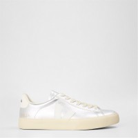 veja,campo,trainers,silver,white