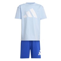 детска,тениска,разпродажба,adidas,adidas,essentials,t,shirt,set,infants,glow,blue,wht