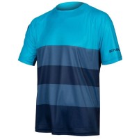 фланелка,мъжки,тениски,облекло,за,колоездене,endura,singletrack,jersey,electric,blue