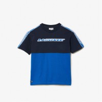 детска,тениска,детски,облекла,lacoste,logo,t,shirt,infants,blue,kingdom