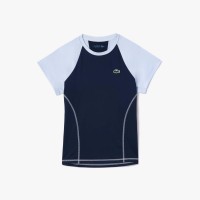 тениска,дамски,топове,lacoste,slim,fit,ultra,dry,stretch,sport,t,shirt,blue
