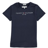 детска,тениска,детски,облекла,tommy,hilfiger,junior,girls,essential,t,shirt,twilight,navy