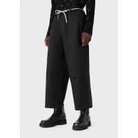 панталони,мъжки,панталони,тип,чино,emporio,armani,trousers,black