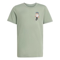 детски,тениски,adidas,minecraft,training,t,shirt,silver,green