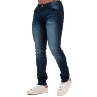 мъжки,дънки,duck,and,cover,maylead,rw,slim,fit,jean,dark,blue