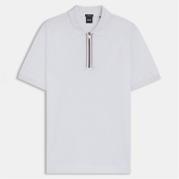 блуза,с,яка,мъжки,тениски,boss,h,paras,65,zip,placket,polo,shirt,white