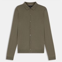 мъжки,пуловери,boss,helbert,regular,fit,shirt,in,virgin,wool,brown
