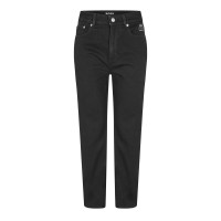 дънки,дамски,дънки,boss,straight,fit,cropped,jeans,black