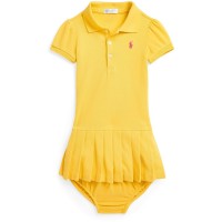 детска,рокля,детски,облекла,polo,ralph,lauren,pleated,mesh,polo,dress,and,bloomers,infants,chrome,yellow