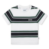 детска,тениска,детски,облекла,boss,striped,t,shirt,infants,white,n56
