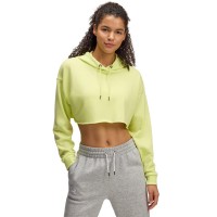 суичър,дамски,блузи,under,armour,icon,terry,cropped,hoody,yellow
