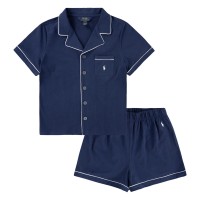 пижама,polo,ralph,lauren,kids,piped,cotton,short,sleeve,pyjama,set,newport,nvy,bcv