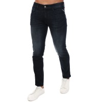дънки,мъжки,дънки,replay,anbass,slim,fit,jeans,dark,blue