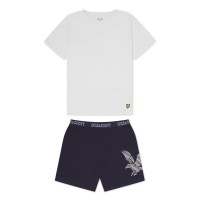 юношески,комплект,детски,облекла,lyle,and,scott,sleepwear,set,juniors,white,peacoat