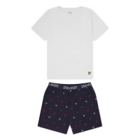 юношески,комплект,детски,облекла,lyle,and,scott,sleepwear,set,juniors,white,peacoat
