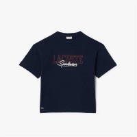 тениска,детски,3/4,панталони,lacoste,relaxed,fit,lacoste,print,cotton,t,shirt,navy,116