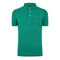 блуза,с,яка,lyle,and,scott,plain,cotton,polo,shirt,green