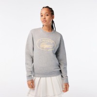 поларена,блуза,lacoste,loose,fit,organic,cotton,fleece,sweatshirt,grey