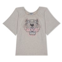 юношеска,тениска,детски,облекла,kenzo,short,sleeve,t,shirt,juniors,chine,ecru