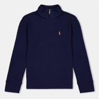 плетена,блуза,детски,3/4,панталони,polo,ralph,lauren,kids',knitted,top,navy
