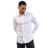 emporio,armani,stretch,nylon,blend,shirt,white