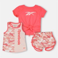 комплект,разпродажба,reebok,детски,облекла,reebok,camo,3pc,set,in99,neon,sunset