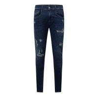 дънки,мъжки,дънки,replay,bronny,ripped,slim,fit,jeans,blue