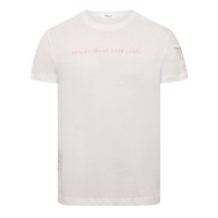 тениска,дамски,топове,replay,rose,label,t,shirt,white