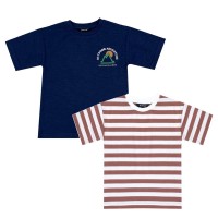 тениска,детски,тениски,firetrap,2pk,t,shirt,in51,navy,multi