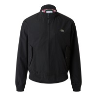 яке,lacoste,lightweight,water,repellent,twill,jacket,black