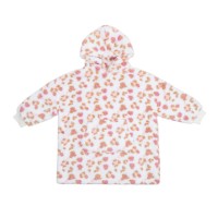 суичър,miso,girls,leopard,borg,snuggle,hoodie,white,pink