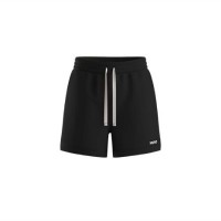 къси,панталони,мъжки,къси,панталони,hugo,dulasho,contrast,logo,shorts,black