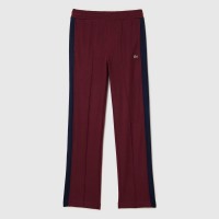 анцуг,lacoste,open,hem,woven,joggers,red