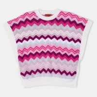 елек,missoni,kids,knitted,sleeveless,gilet,colourful