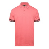 блуза,с,яка,мъжки,тениски,boss,zone,stripe,cuff,polo,shirt,pink