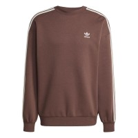блуза,мъжки,горнища,с,качулка,мъжки,ежедневни,облекла,adidas,originals,adicolor,oversized,crewneck,sweatshirt,brown