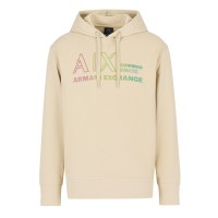 суичър,мъжки,горнища,с,качулка,мъжки,ежедневни,облекла,armani,exchange,pullover,hoodie,beige